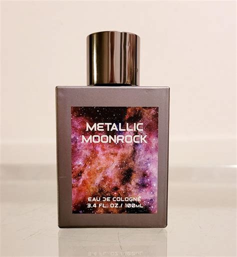 metallic moonrock fragrance.